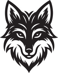 Minimalist Vector Illustrations of an Angry Fox Head for Eye-Catching Logos and Branding