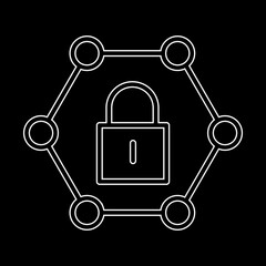 Protected Network icon Design