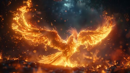 Blaze of Rebirth, Inspiring, Fantasy Art

