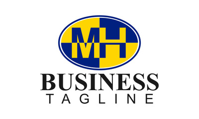 alphabet, logo, symbol, sign, vector, creative, monogram, icon, letter, concept, logotype, font, illustration, initial, minimal, mh, typography, mh logo, 