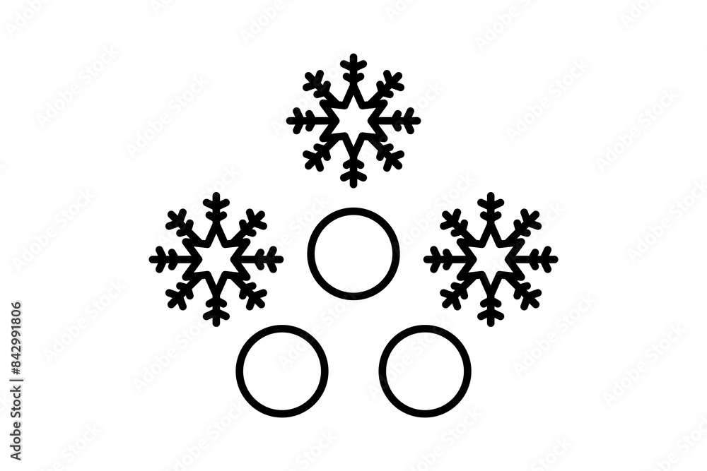 Poster hail icon. icon related to weather. suitable for web site, app, user interfaces, printable etc. line