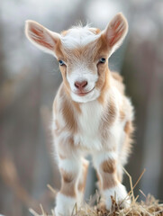 Fototapeta premium A cute goat