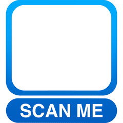 QR code frame. Social media applications icon. QR code mockup. Scan me text. Mobile payment. Application code for scan. Join us link. Website URL code