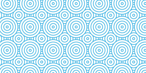 Overlapping Pattern Minimal diamond geometric waves spiral and abstract circle wave line. blue color seamless tile stripe geometric create retro square line backdrop pattern background.