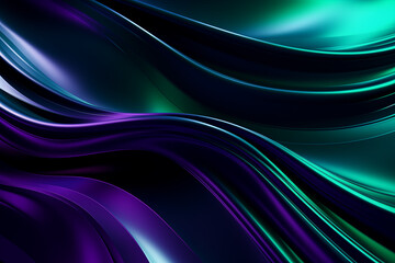 Abstract background colored stains and waves of liquid glossy paint