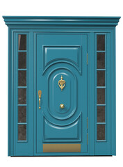 Entrance classic doors for the house