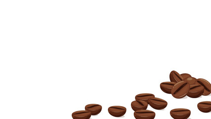 コーヒー豆のフレーム_16:9