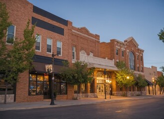Centre Street in the city of Provo, Utah, USA
