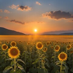 Obraz premium Sommer und Sonne. Generative AI Technologie