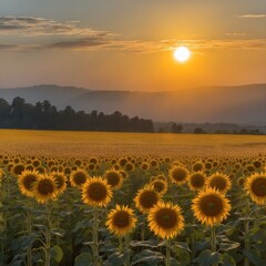 Fototapeta premium Sommer und Sonne. Generative AI Technologie