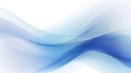Fototapeta premium Abstract background with smooth lines in blue and white colors