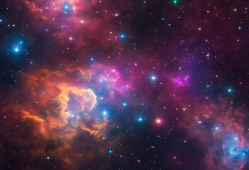 A nebula in outer space