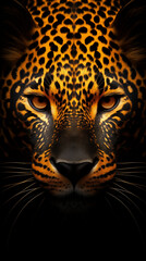 Naklejka premium Pattern Background of Abstract Image of Jaguars, Texture, Wallpaper, Background, Cover and Screen of Cell Phone, Smartphone, Computer, Laptop, 9:16 Format - PNG