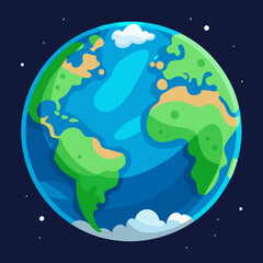 Obraz premium earth in space