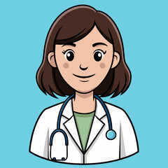 Fototapeta premium doctor with stethoscope
