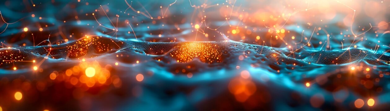 Immerse yourself in the mesmerizing world of AI-generated art, where vibrant colors and intricate patterns dance together to create a visual symphony.