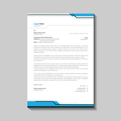 modern and business letterhead design template