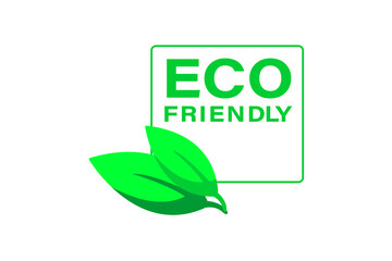 green labels with leaf symbols, promoting eco-friendly and environmentally conscious products, eco friendly sign PNG 