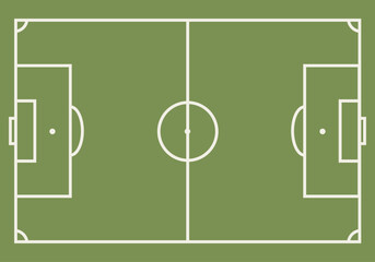 Fondo de campo de fútbol verde © Gabrieuskal