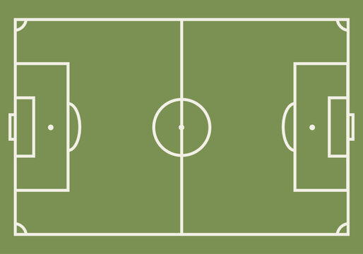 Fondo de campo de f&uacute;tbol verde