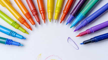 pencils isolated on white background