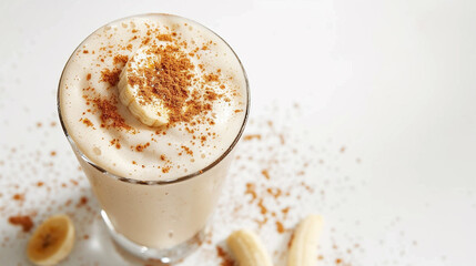 cup of cappuccino with APPLE AND foam