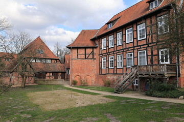 Ansicht des Klosters Lüne in der Stadt Lüneburg, Niedersachsen
