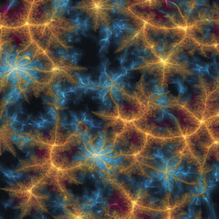 digital fractal pattern art