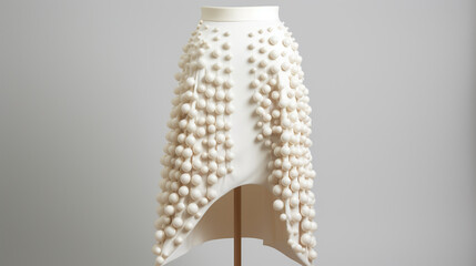 white skirt isolated