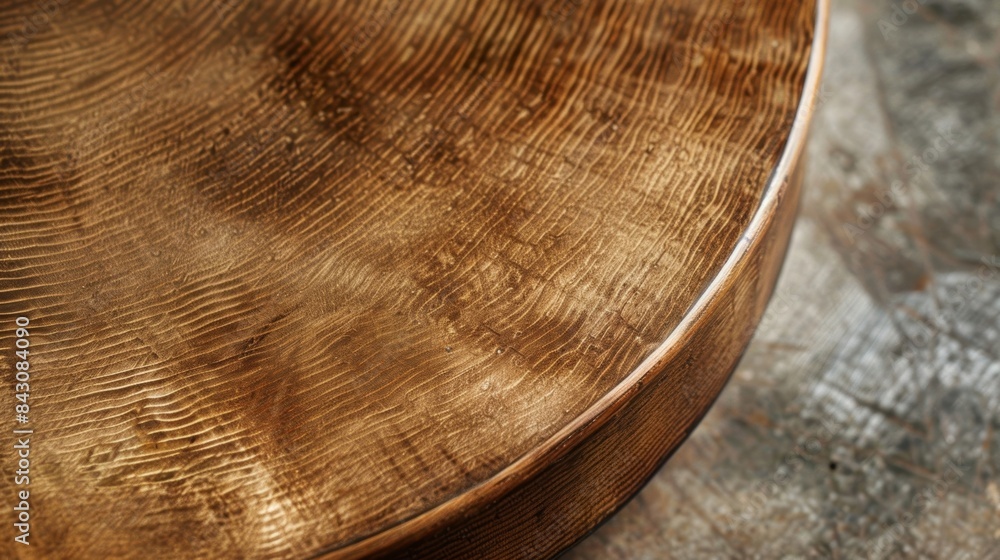 Poster close up of a single drumlin displaying its classic streamlined shape and smooth surface.