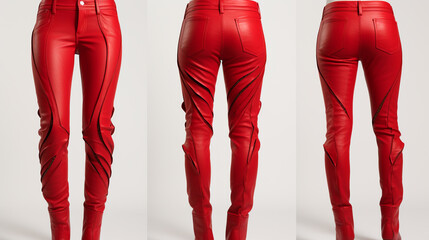 legs in red stockings