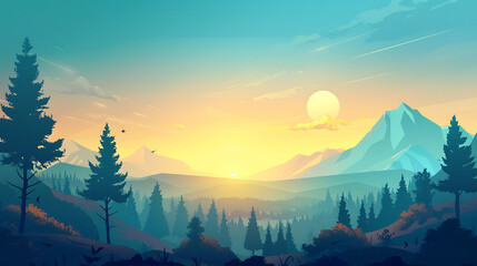 landscape illustration