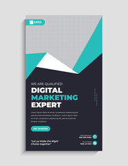 Digital Marketing Agency Social Media Story Template