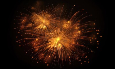 Fototapeta premium Fireworks background. Happy New Year background , AI generative
