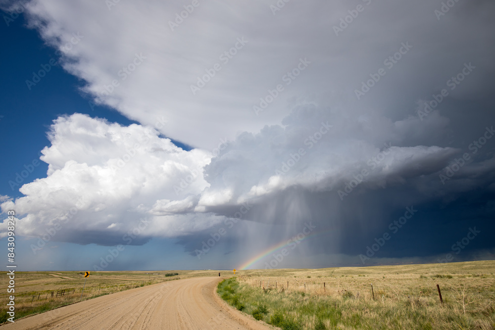 Sticker Stormy Skies