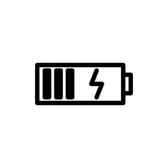 Battery Charging Icon for Power and Energy Indicators