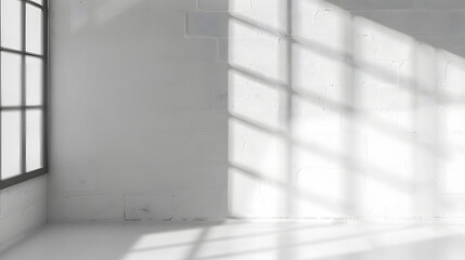 Window light shadow png on the wall overlay effect on transparent background