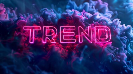 Diffused Lighting Social media trend concept art poster.