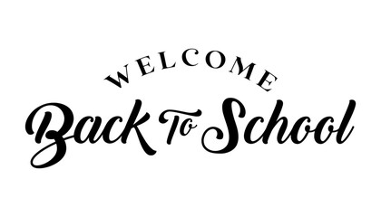 Back to school lettering typography t shirt vector illustration.