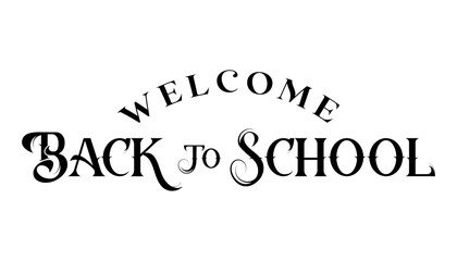 Back to school lettering typography t shirt vector illustration.