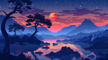 landscape illustration