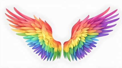 rainbow-pride-wings-isolated-on-transparent-background