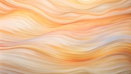 Obraz premium Abstract wavy pattern in warm hues of orange and yellow