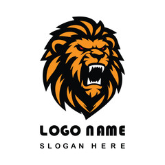 Angry Lion Logo With Vector File