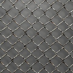 Fototapeta premium Rusty Chain Link Fence