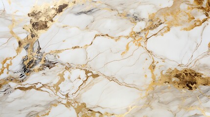 Naklejka premium marble textured background with gold paint, textured background