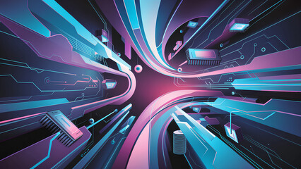 colored, abstract background