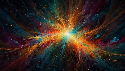 colored, abstract background