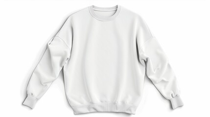 Long sleeve shirt mockup, blank for design. Merchandise advertising. Background with copy space