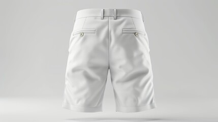 Shorts mockup, blank for design. Merchandise advertising. Background with copy space